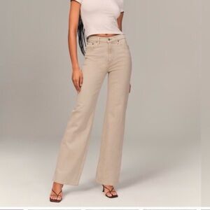 NWT Abercrombie And Fitch High Rise 90s Relaxed Jean Curve Love